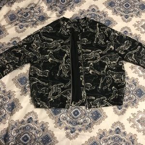 H&M Black Bomber jacket